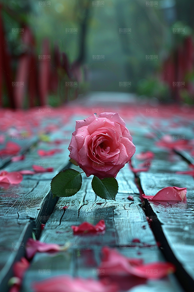 玫瑰花花朵优雅素材