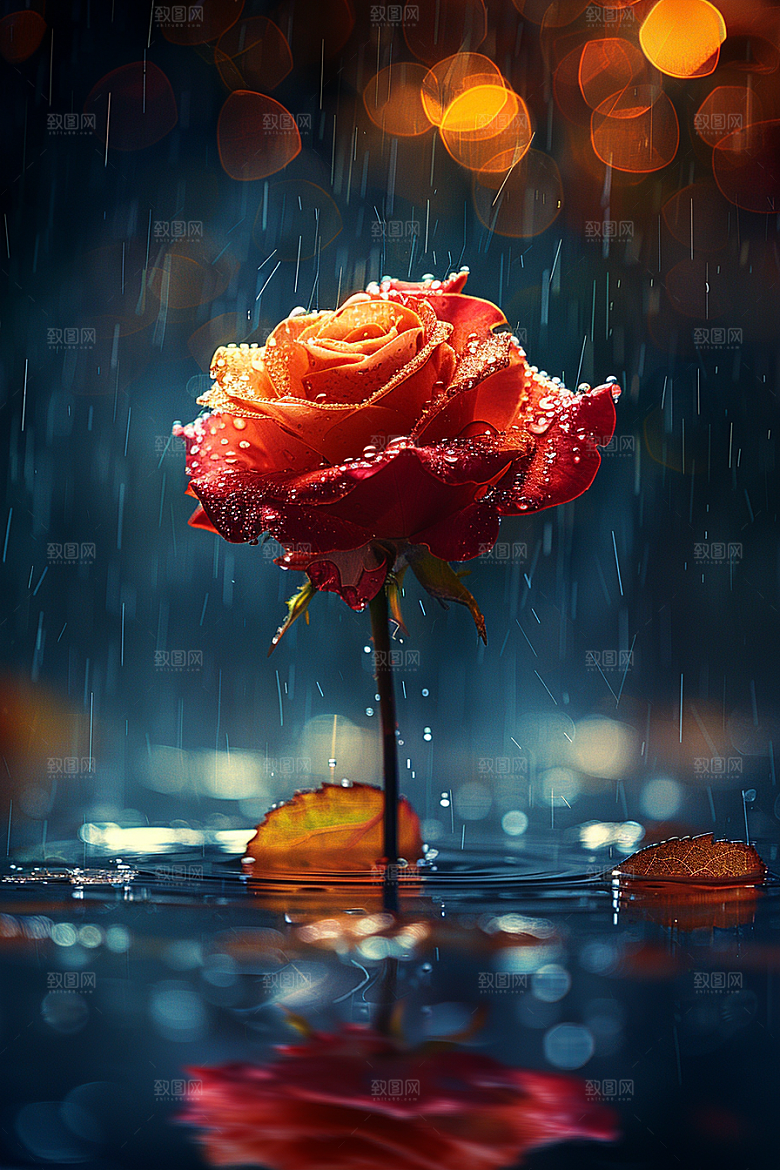 玫瑰花繁花高清素材