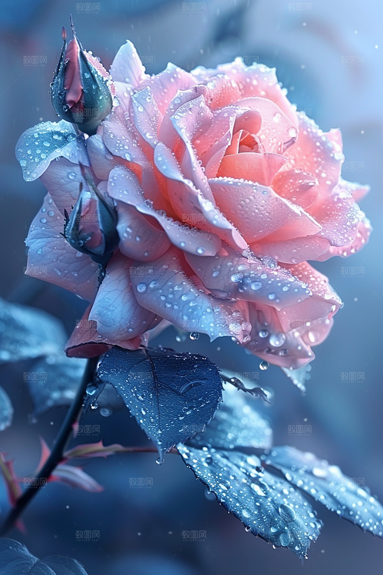 玫瑰花月季花唯美素材