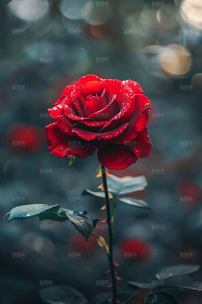 玫瑰花初夏繁花素材