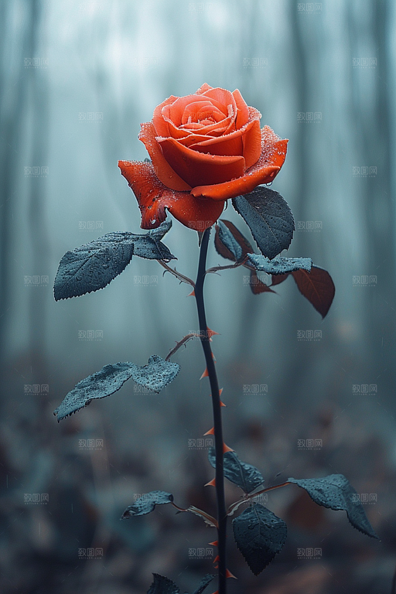 玫瑰花繁花浪漫素材