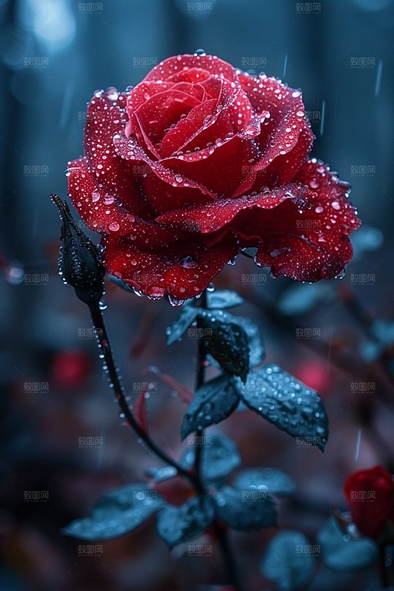 玫瑰花复古优雅素材