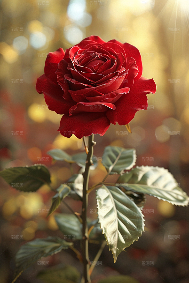 玫瑰花唯美花卉素材
