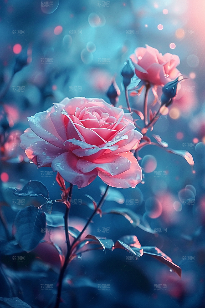 玫瑰花月季花花朵素材