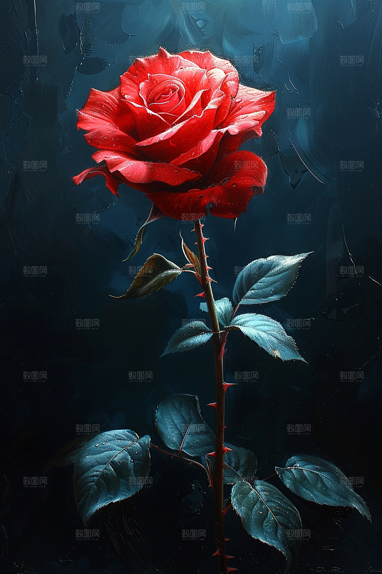 玫瑰花五月繁花素材