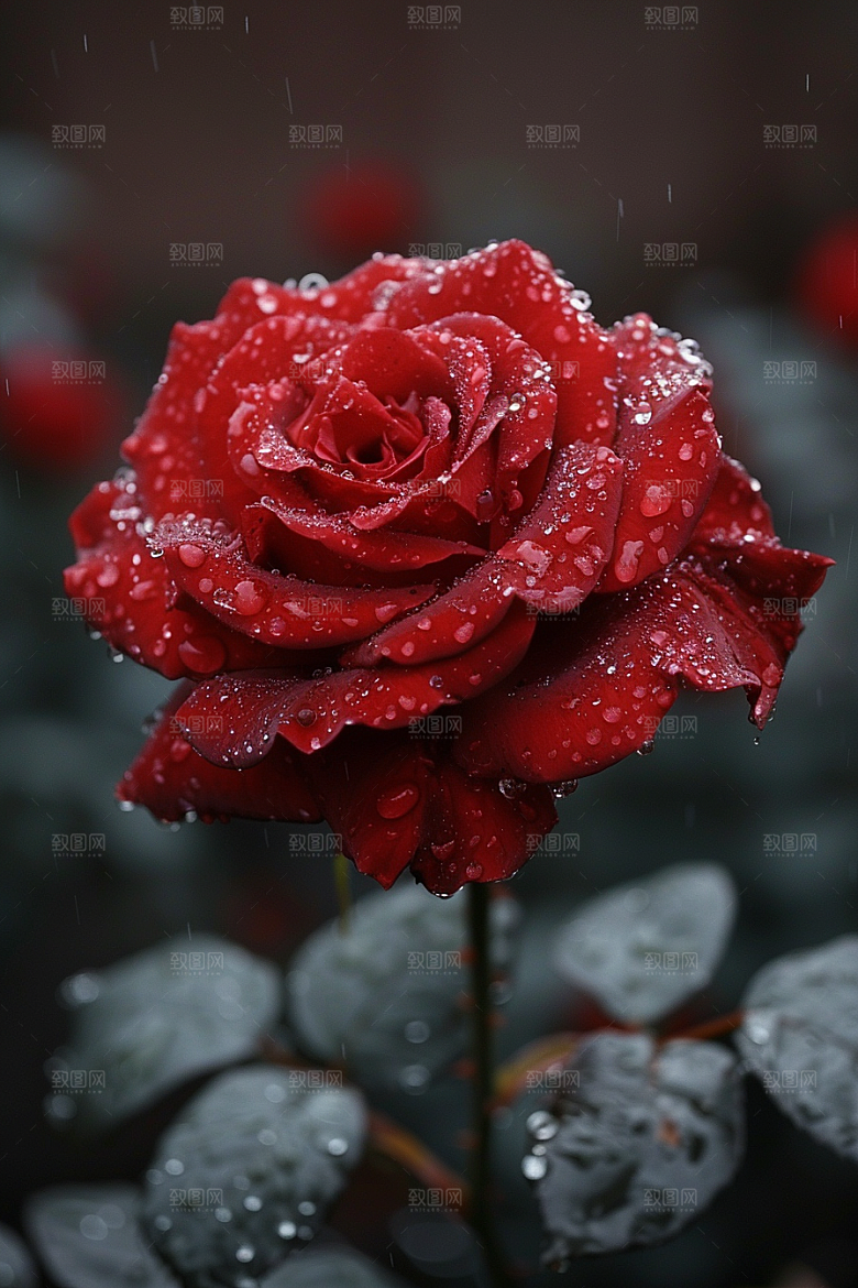 玫瑰花浪漫繁花素材