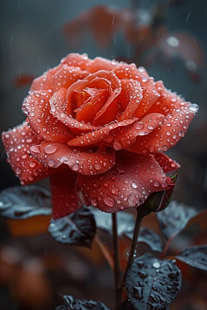 玫瑰花浪漫花朵素材