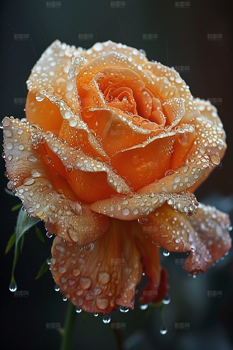 玫瑰花复古高清素材