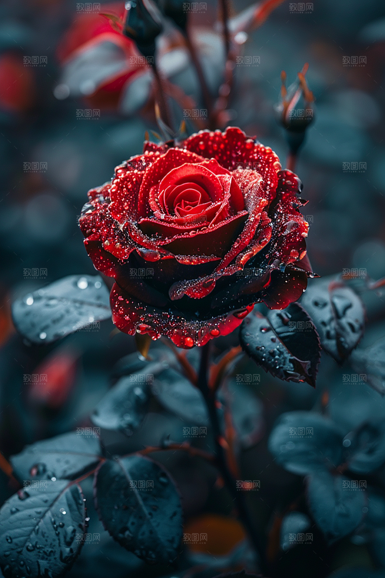 玫瑰花繁花月季花素材