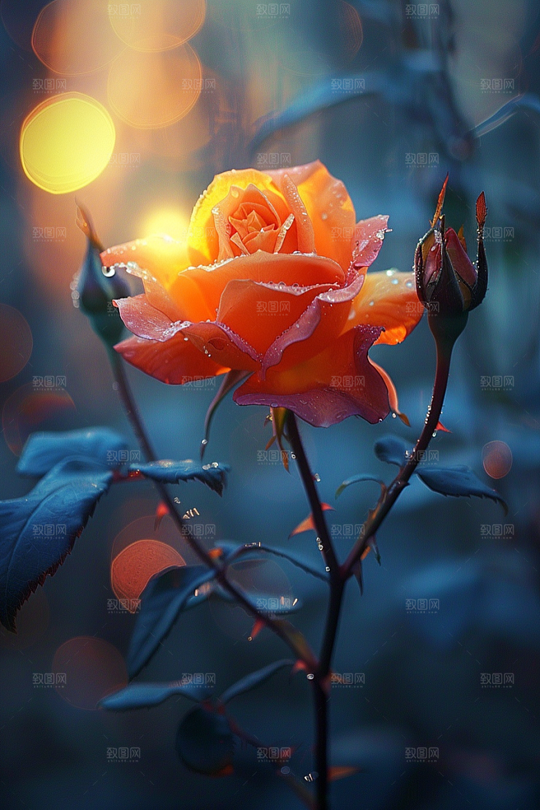 玫瑰花月季花初夏素材