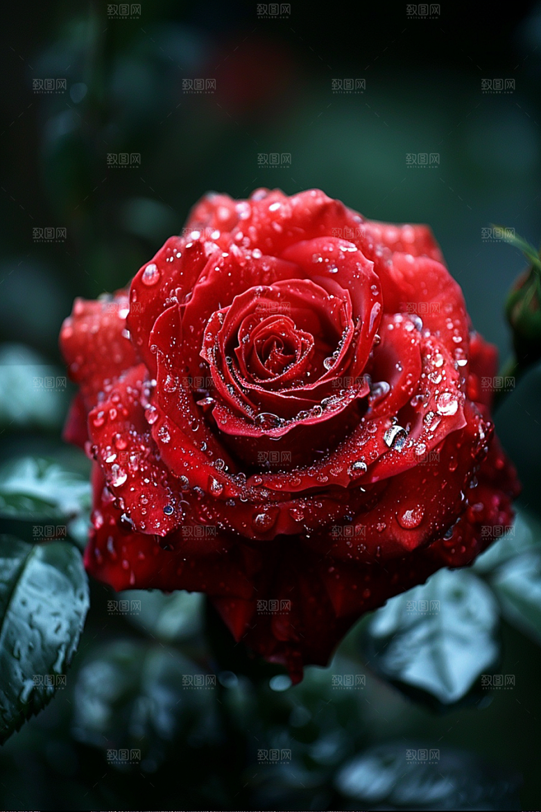 玫瑰花花朵复古素材