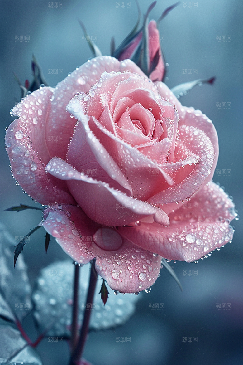 玫瑰花花朵浪漫素材