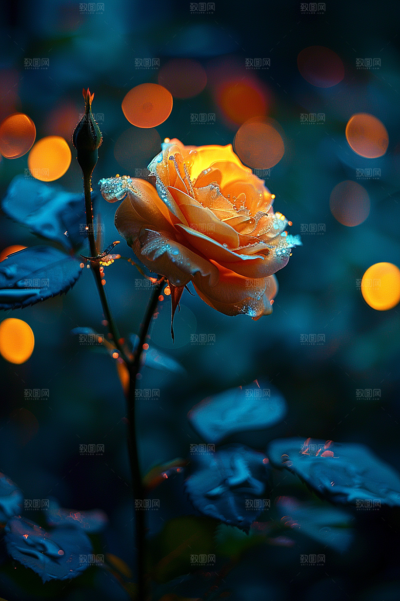 玫瑰花浪漫优雅素材