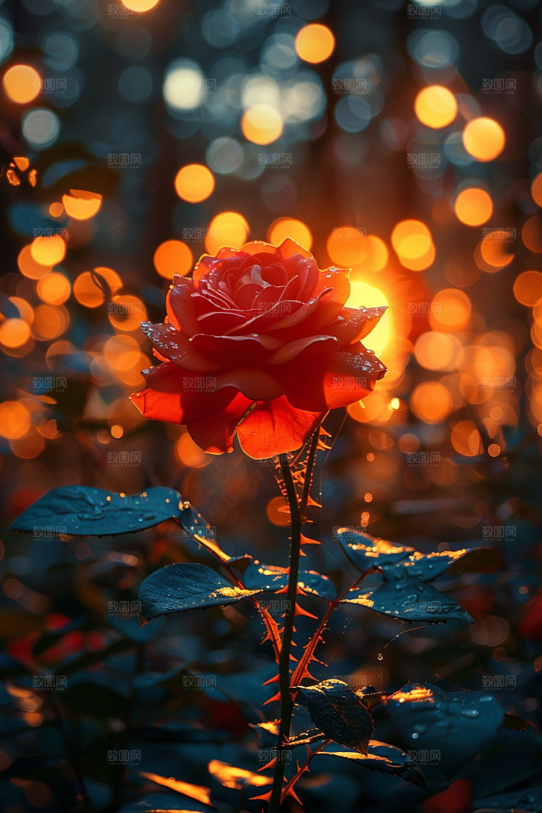 玫瑰花花朵繁花素材