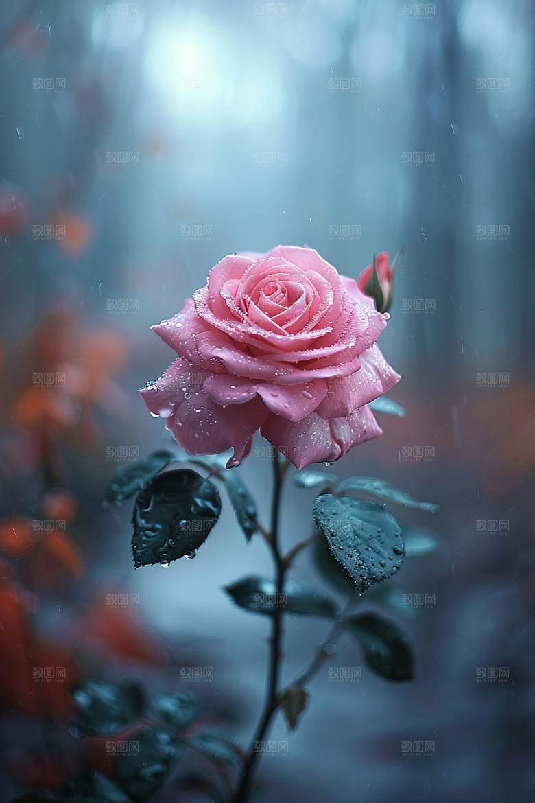 玫瑰花唯美花卉素材
