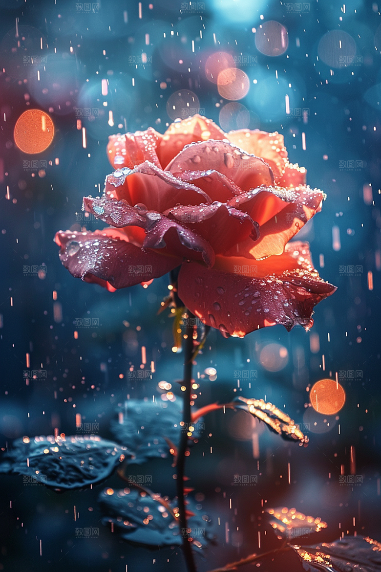 玫瑰花唯美蔷薇素材