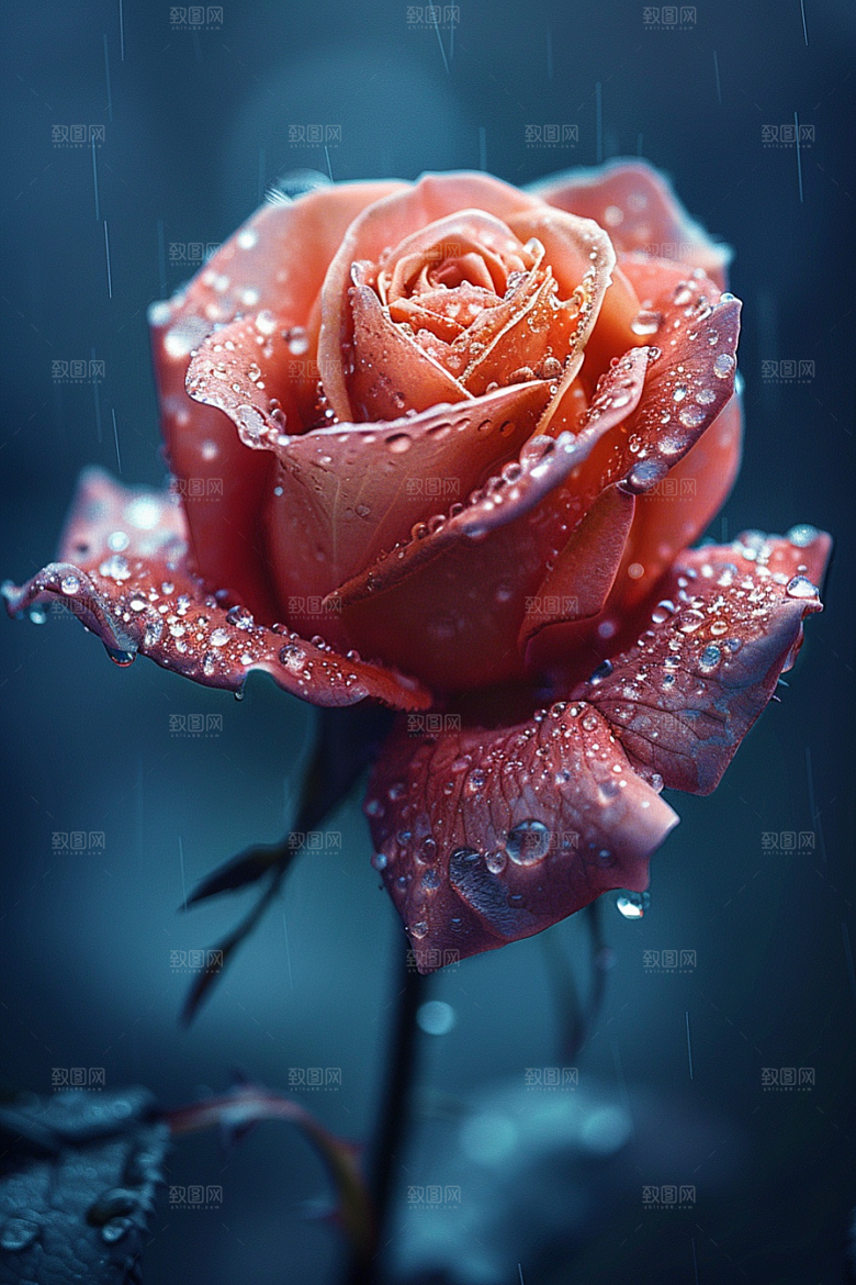 玫瑰花繁花月季花素材