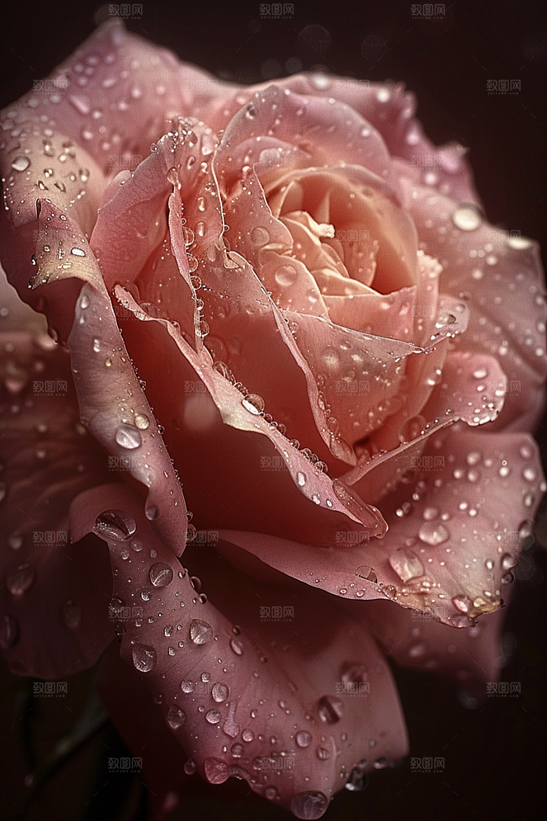 玫瑰花繁花复古素材
