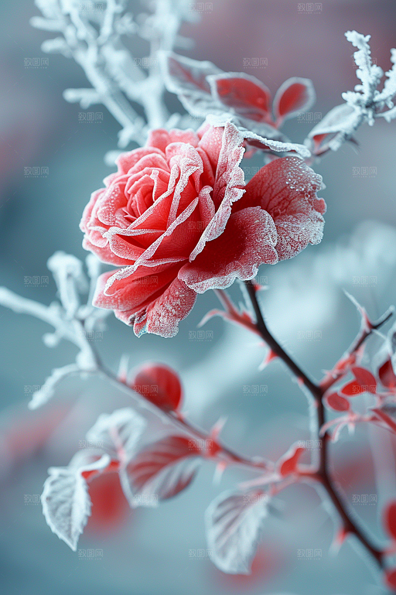玫瑰花浪漫高清素材