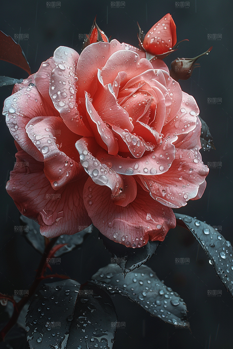 玫瑰花繁花高清素材