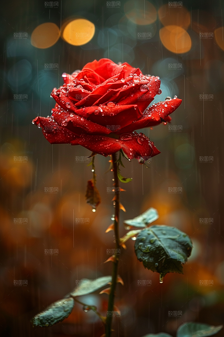 玫瑰花繁花复古素材