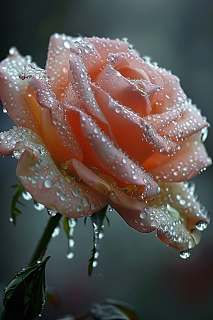 玫瑰花浪漫唯美素材