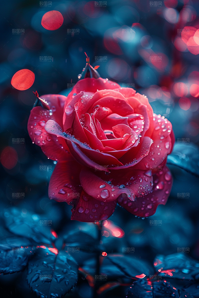 玫瑰花繁花初夏素材
