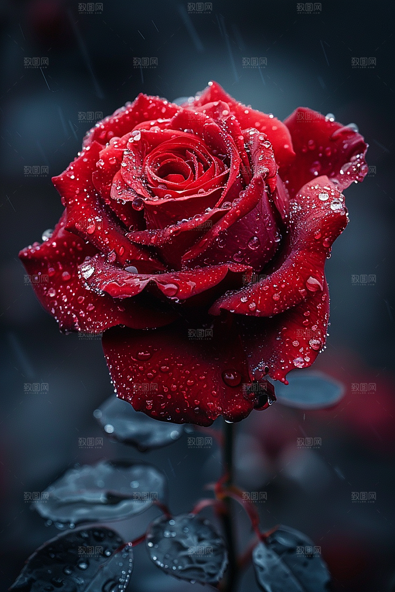 玫瑰花月季花唯美素材