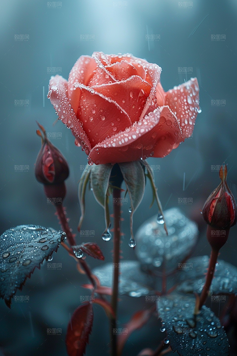 玫瑰花月季花花朵素材
