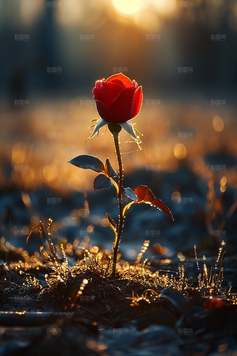 玫瑰花花卉月季花素材