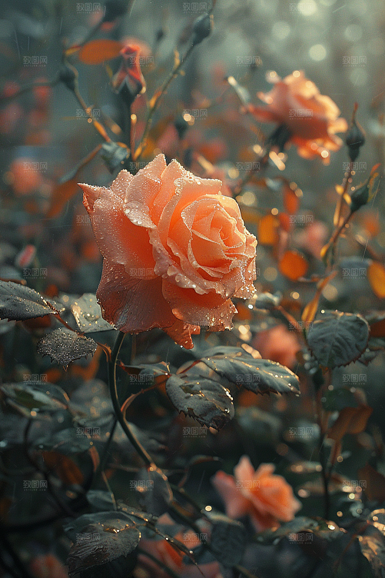 玫瑰花浪漫蔷薇素材