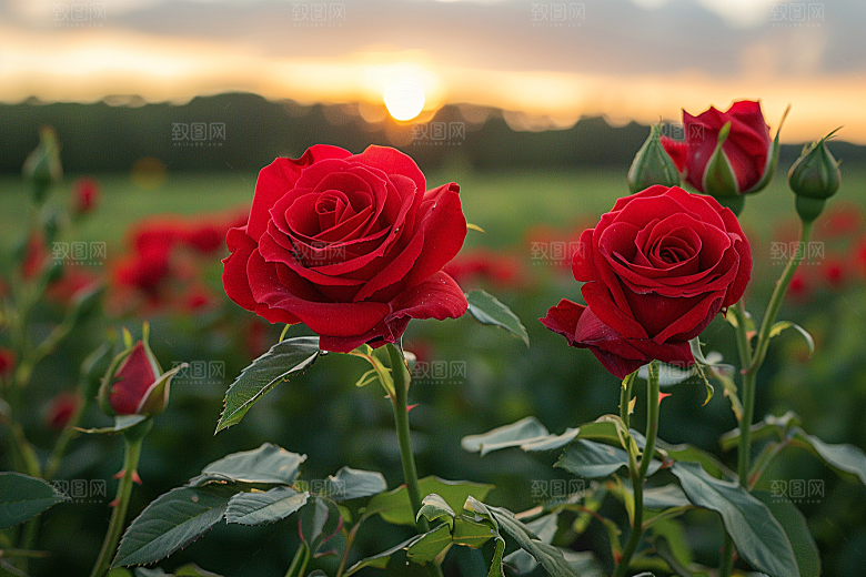 玫瑰花花卉月季花素材