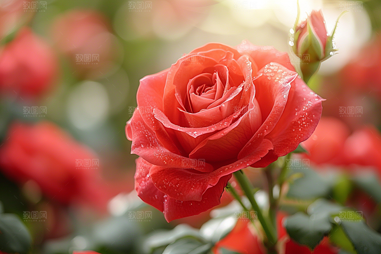 玫瑰花花朵繁花素材