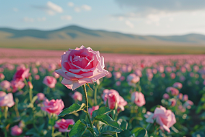 玫瑰花花卉五月素材