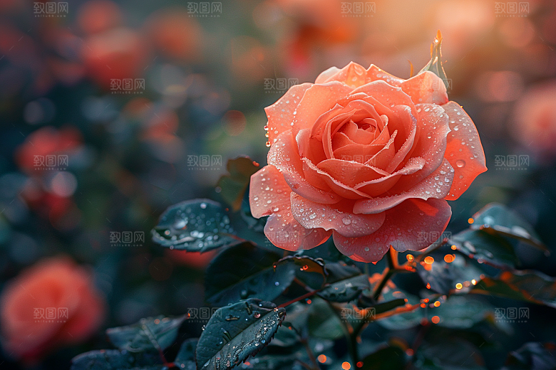 花卉玫瑰初夏五月素材
