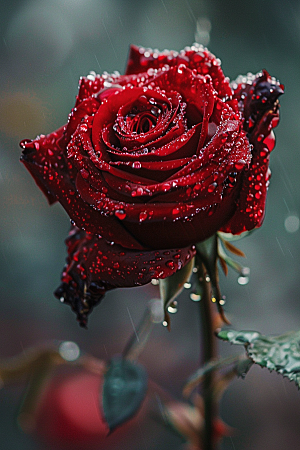 花卉玫瑰浪漫复古素材