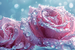 花卉玫瑰蔷薇五月素材