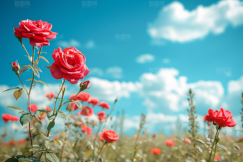 花卉玫瑰唯美月季花素材