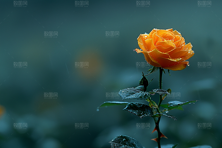 花卉玫瑰月季花复古素材