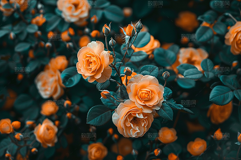 花卉玫瑰唯美浪漫素材