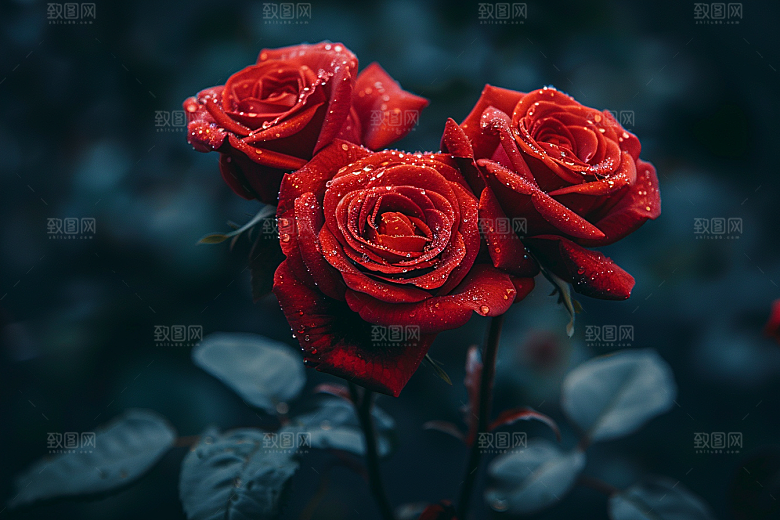 花卉玫瑰繁花五月素材