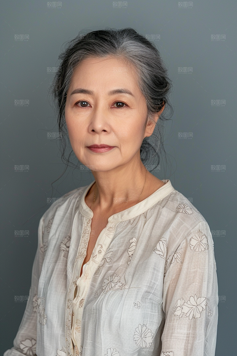 医美女性清爽简洁摄影图