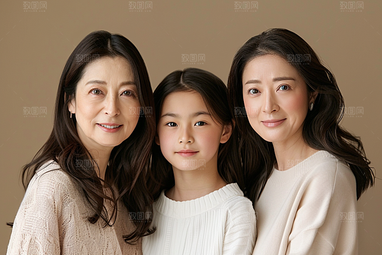 医美女性清新简约摄影图
