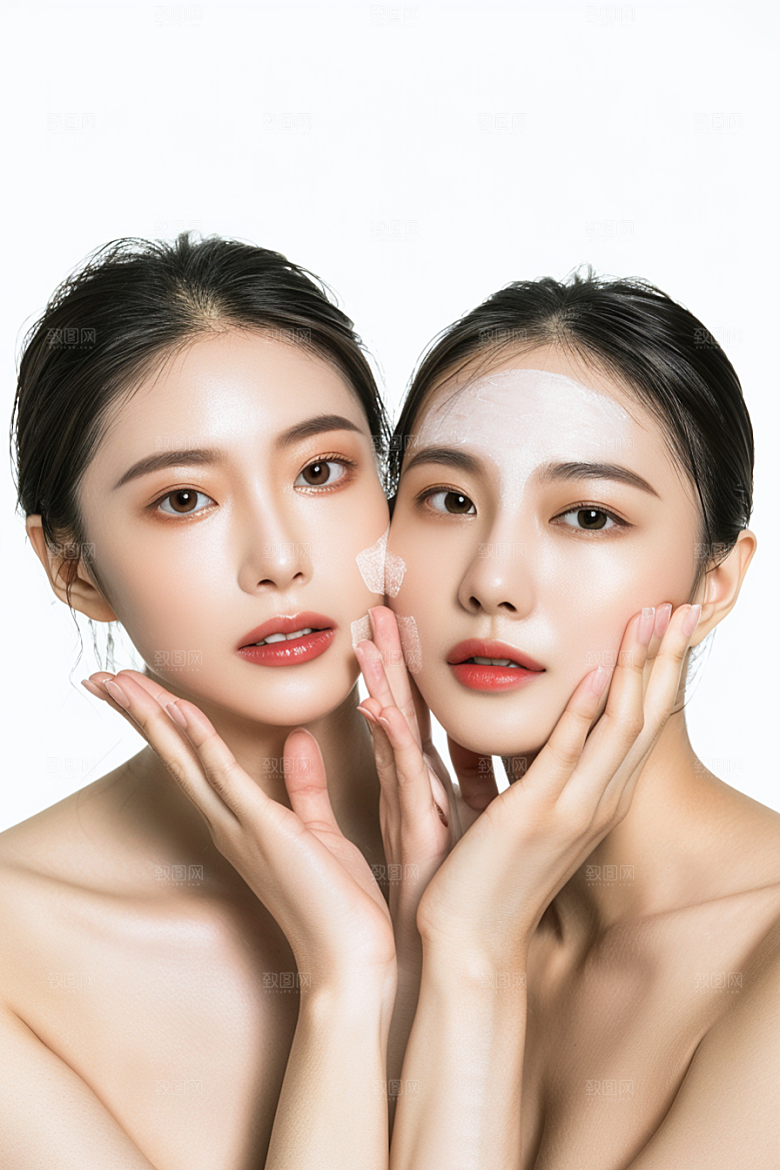 医美女性简约高清摄影图