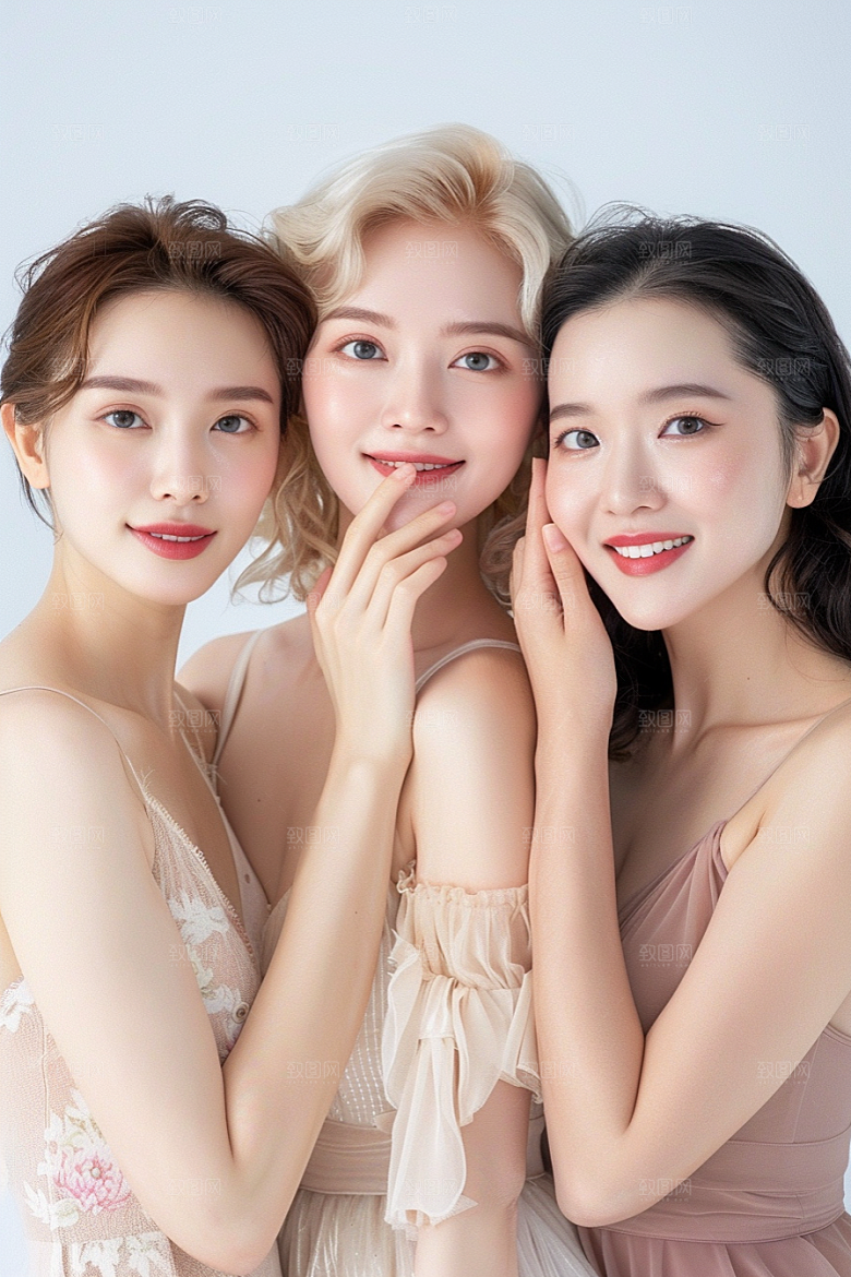 医美女性清新大气摄影图