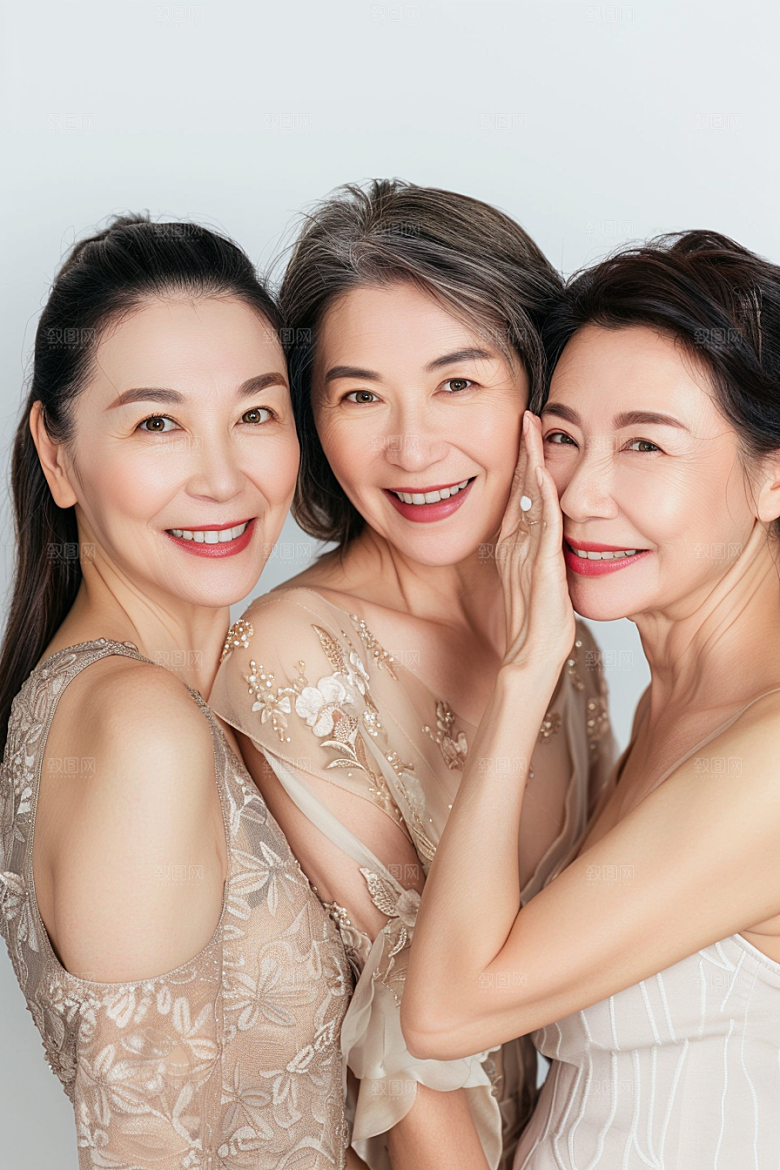 医美女性清爽简洁摄影图