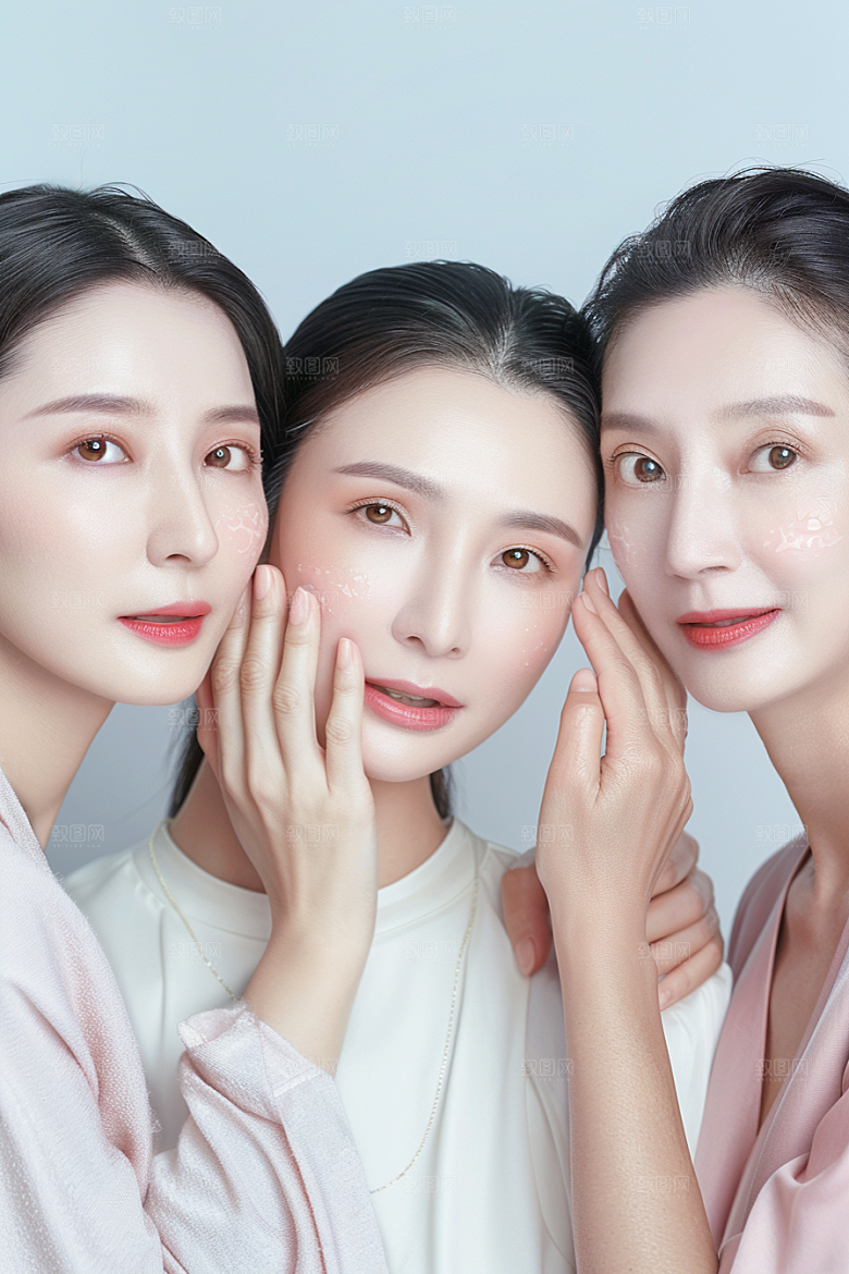 医美女性高清形象摄影图