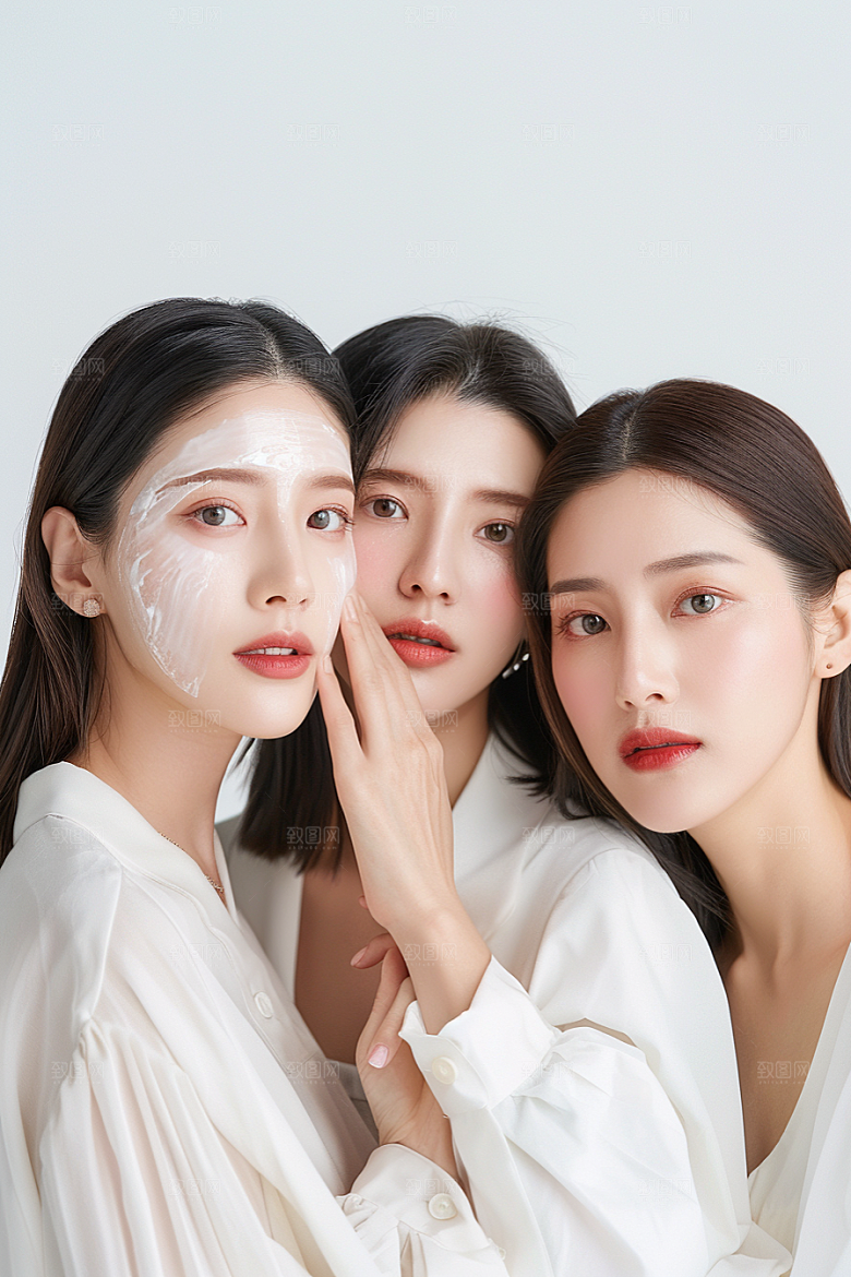 医美女性大气简洁摄影图