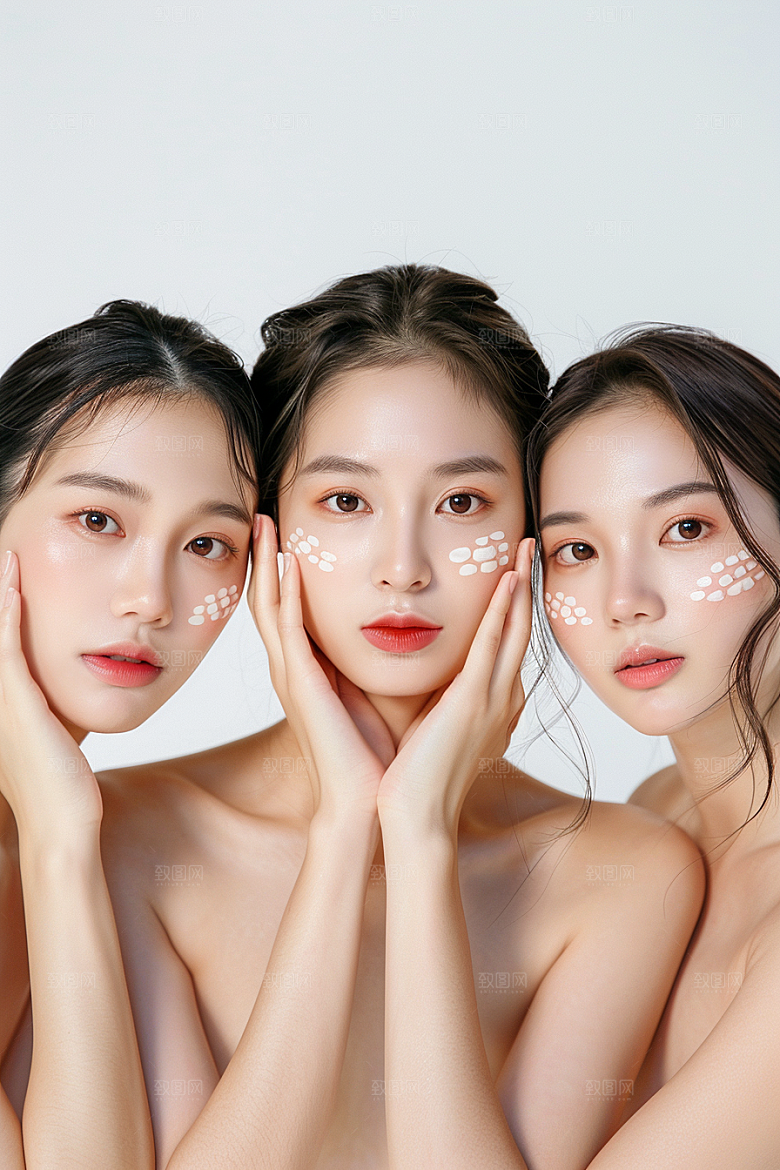 医美女性大气简约摄影图