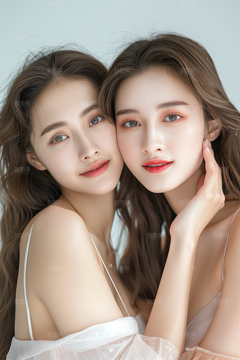 医美女性质感肖像摄影图